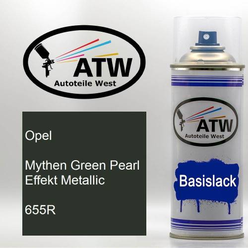 Opel, Mythen Green Pearl Effekt Metallic, 655R: 400ml Sprühdose, von ATW Autoteile West.